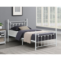 Coaster Furniture 422736F Canon Metal Slatted Headboard Platform Bed